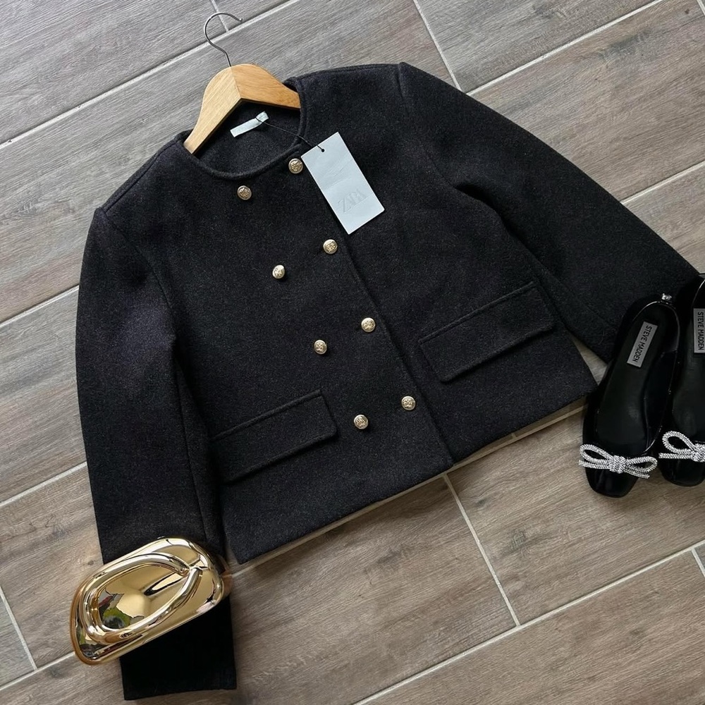 🍂 Zara Soft Jacket NWT 🍂 - Picture 2 of 14